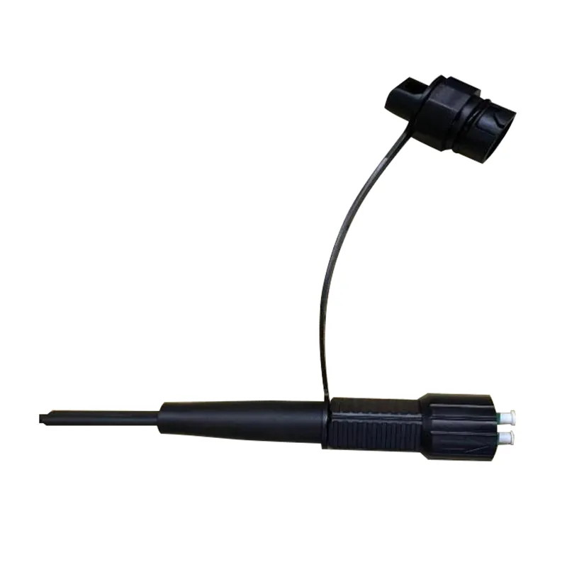 Duplex LC/UPC vodotěsný kulatý kabel Optical Fiber Patch Cords (Accord Mini DLC Connector)