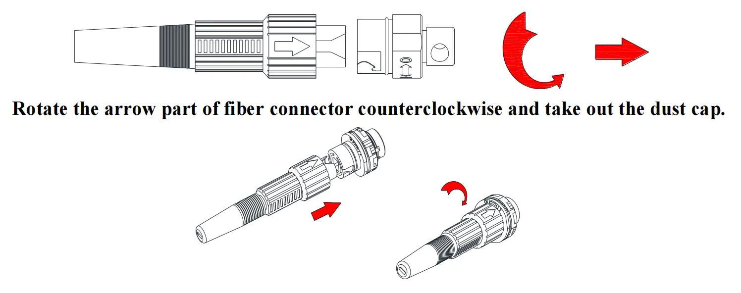Pre-connectorized Fiber Optic Cable Distribution Box GFS-004-002C